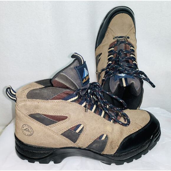 W 10 M 8 Mt Everest Sierra Hiking Boots Ankle Trail Adventure Lace Shoes Unisex - Picture 3 of 12